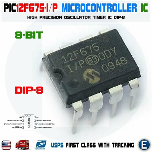 Pic12f675 microchip risc - pic12f675-i/p,